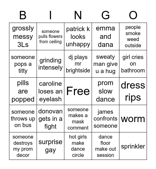 Barrister’s Bingo Card