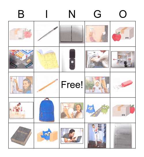 Unit 2 Vocabulary Bingo Card