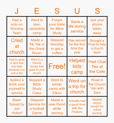 Northern Hills Bingo Card Bingo Card