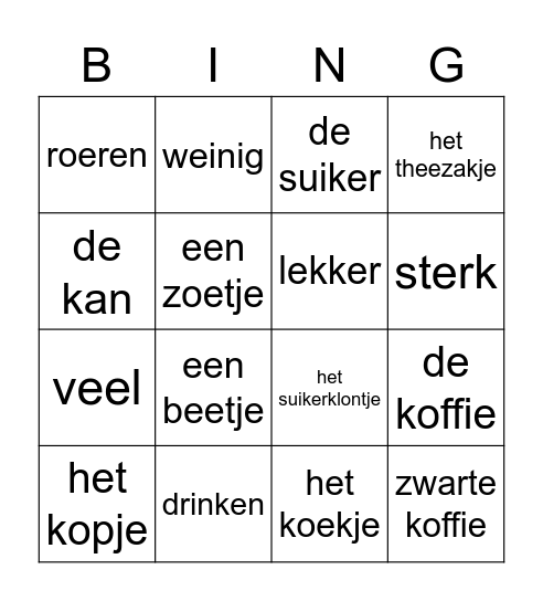 21 maart Leiden 10 Bingo Card