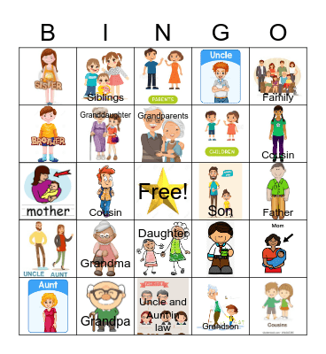 Family BINGO Card