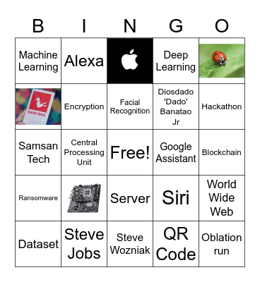 White Widget BINGO Card