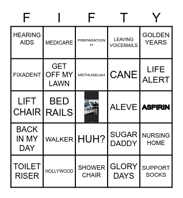 50 AF! Bingo Card