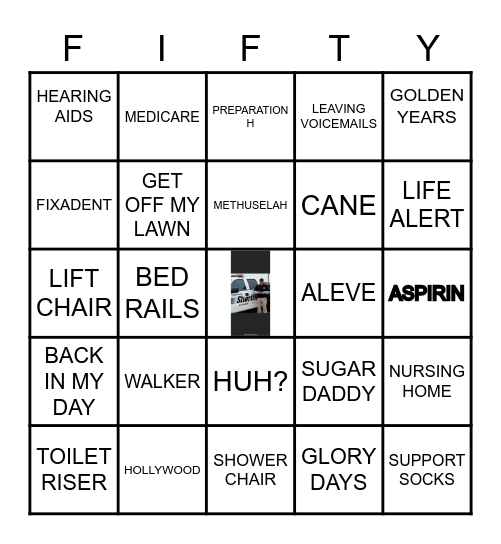 50 AF! Bingo Card