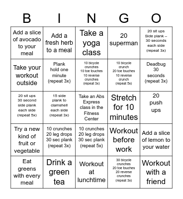 GR333N ABsolutely April Bingo Card