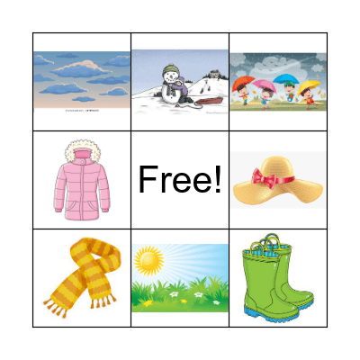 How's the Weather? Bingo Card