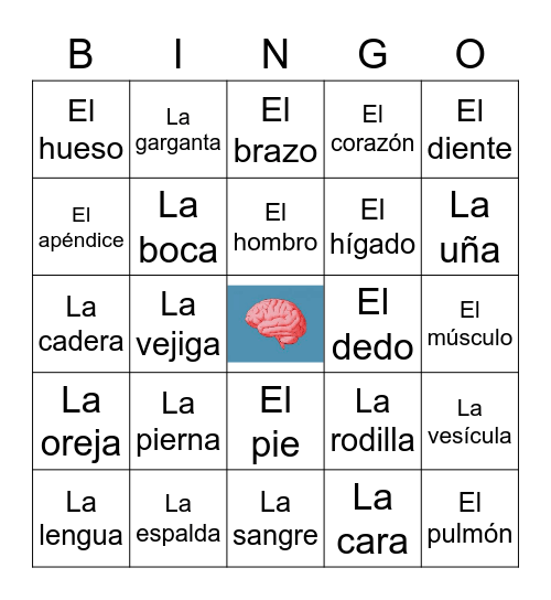 LANSA Medical Terminology BINGO Card