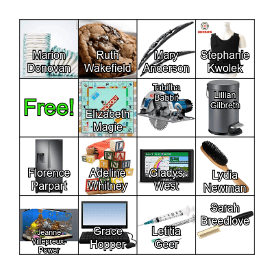 Sisters In Innovation Bingo Card