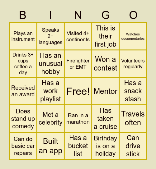 DM&G BINGO Card