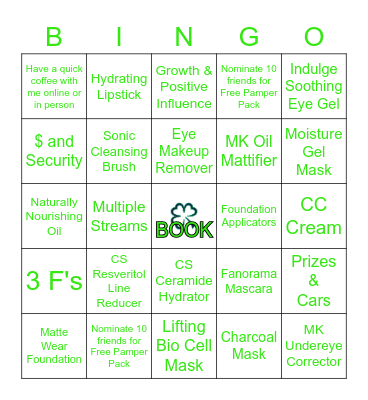 BEAUTY BINGO Card
