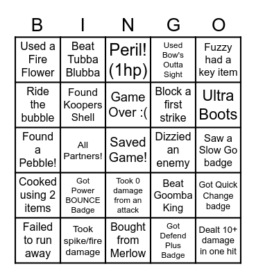 Pape Nation BINGO Card
