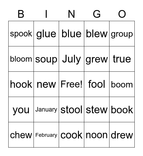 Unit 15 Week 1 Bingo Card