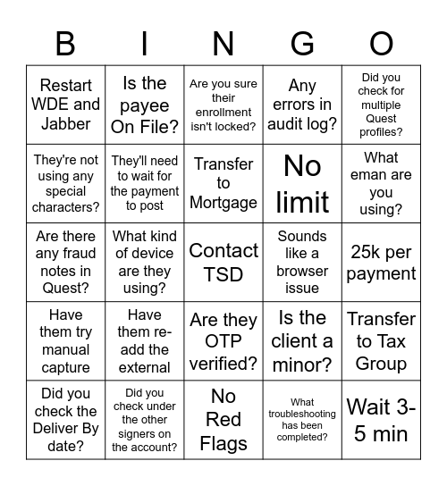 Coach Bingo! Bingo Card