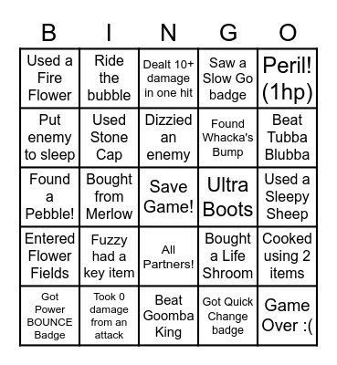 PAPE NATION BINGO Card