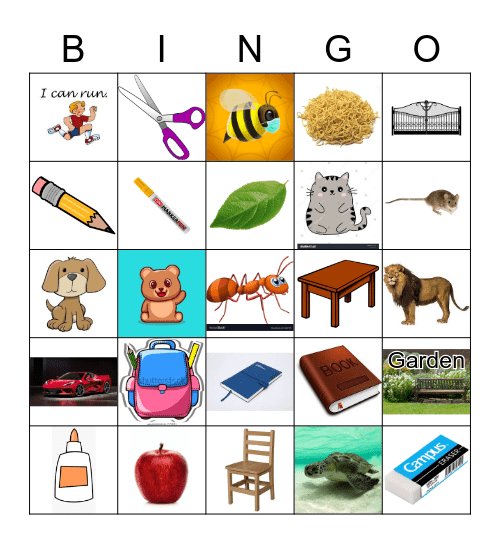 School Tools + Review Bingo Card