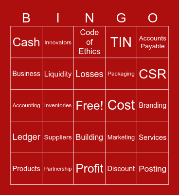 BINGOKnight Bingo Card
