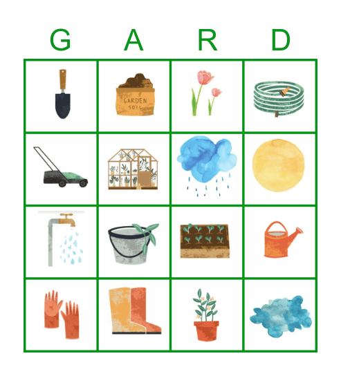 SPRING Bingo Card