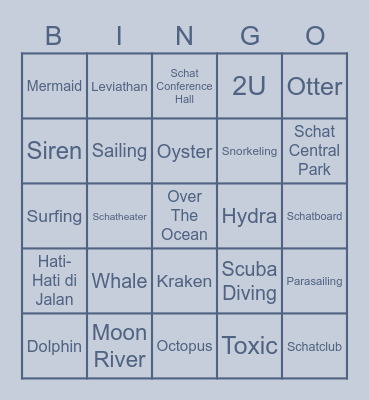 SÉPHRYNE Bingo Card
