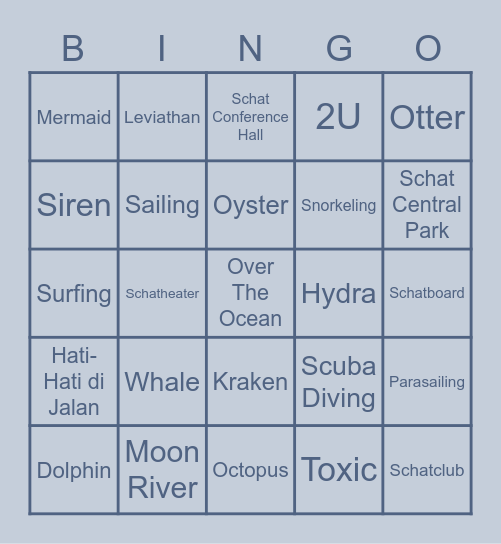 SÉPHRYNE Bingo Card
