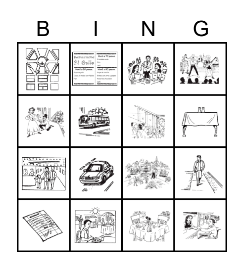 Vocubulario-U4L2 Bingo Card