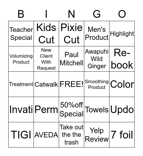 Encore Life Bingo Card