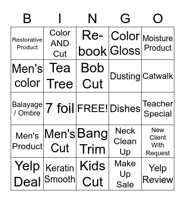 Encore Life Bingo Card