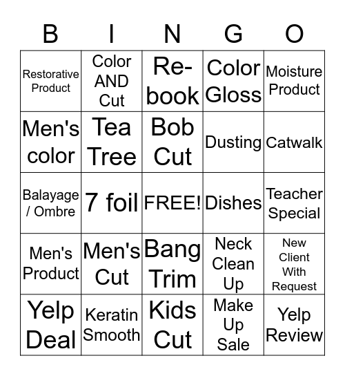 Encore Life Bingo Card