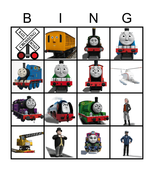 Thomas the Train Bingo ! Bingo Card