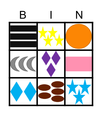Las formas Bingo Card