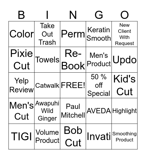 Encore Life Bingo Card