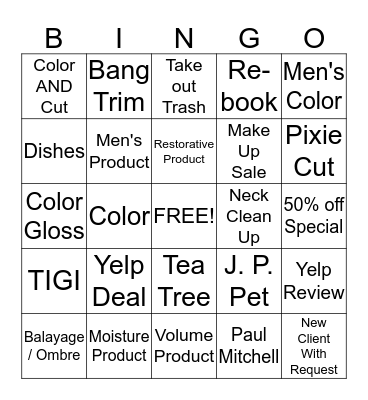 Encore Life Bingo Card