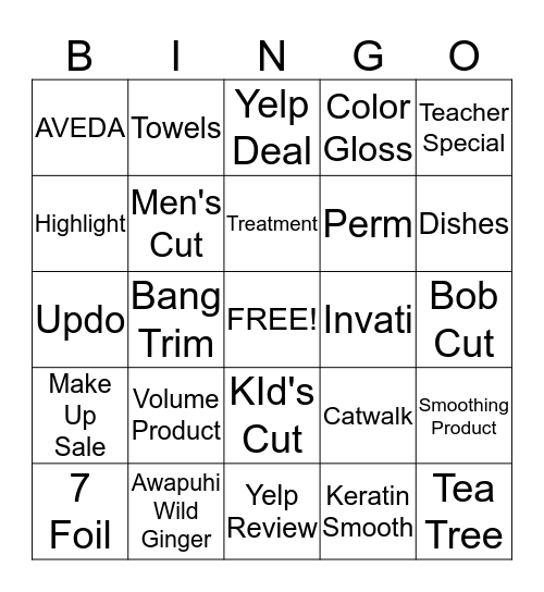 Encore Life Bingo Card