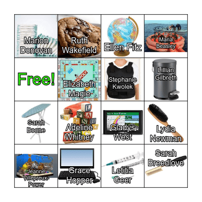 Sisters In Innovation Bingo Card