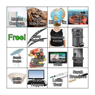 Sisters In Innovation Bingo Card