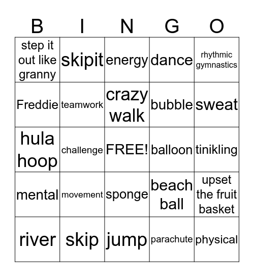 Triple M  Bingo Card