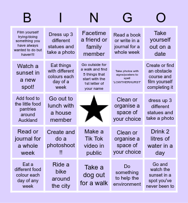 LOWTHERGANG Bingo Card