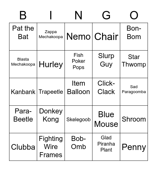 Holly's Bingo Card (Round 2) Bingo Card