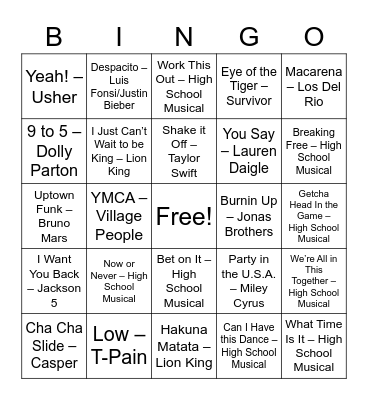 Sam's Birthday Bingo! Bingo Card