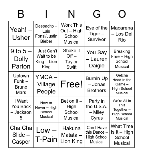 Sam's Birthday Bingo! Bingo Card