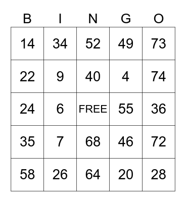 GETTING TO KNOW EACH OTHER Bingo Card