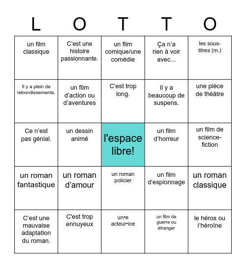 ON S'AMUSE Bingo Card