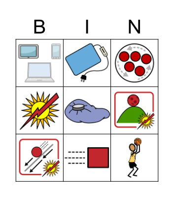 Energy Bingo Card