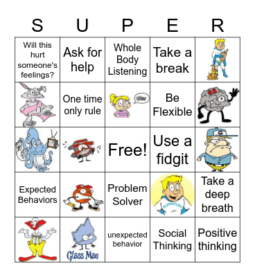 Superflex BINGO Card