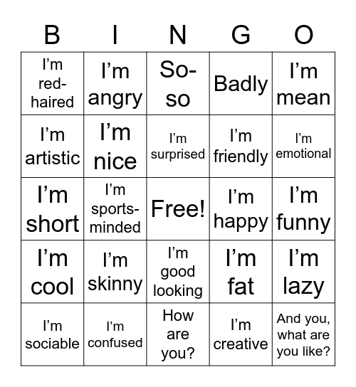 Spa 7 SER and ESTAR (2) Bingo Card