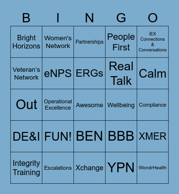Bourne Legacy Bingo Card