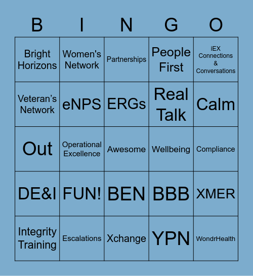 Bourne Legacy Bingo Card