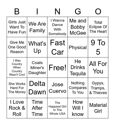 Celebrating Women Bingo Card