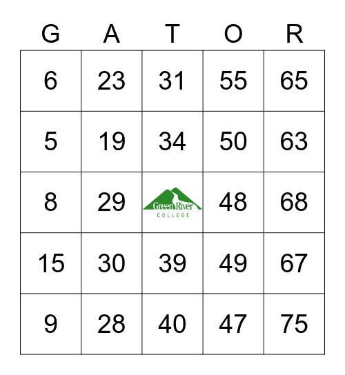 GRC Winter In-Service Day 2022 - Game 2 Bingo Card