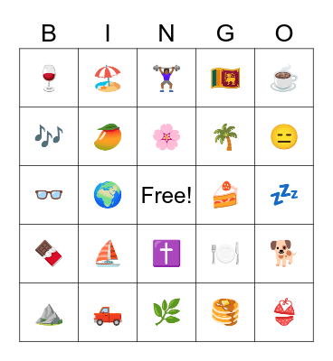 Birthday Bingo Card