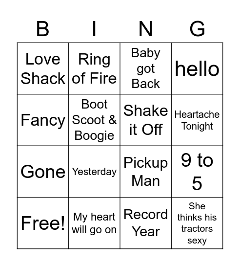Ag Impact Fund MINGO Bingo Card